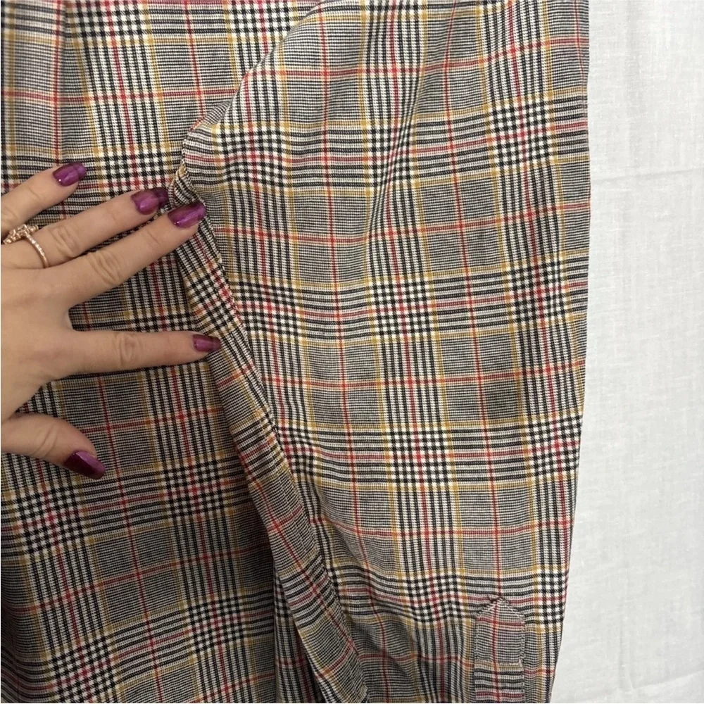 Vintage J. Crew casual Button down shirt Men’s Large Plaid Wool/Cotton W/ Pocket